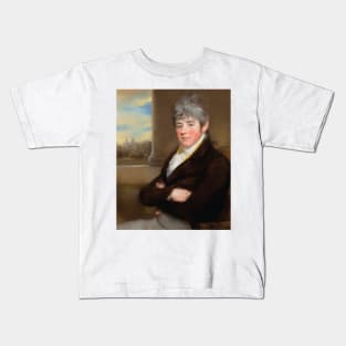 Portrait of a Young Man by John Russell Kids T-Shirt